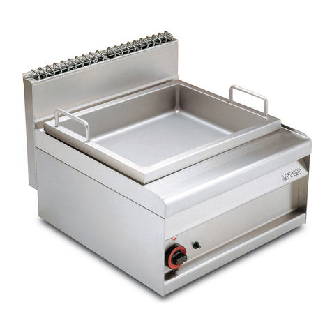 Lotus cooker BR-6G Instructions for installation and use
