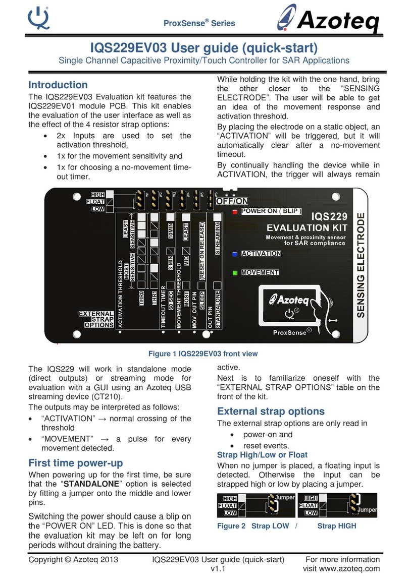Azoteq ProxSense Series user guide