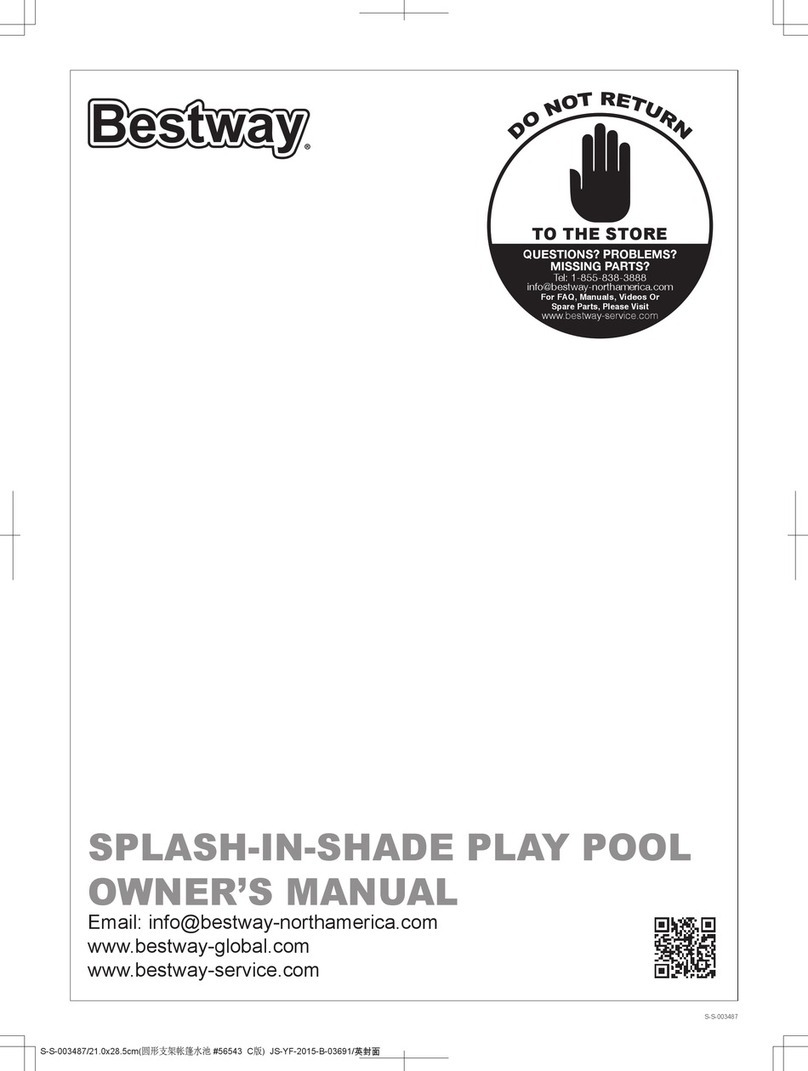 Bestway S-S-003487 owner's manual