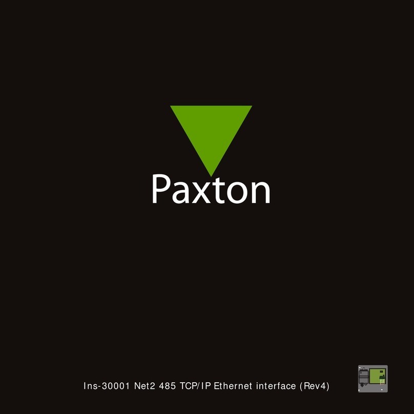 Paxton Ins-30001 User manual