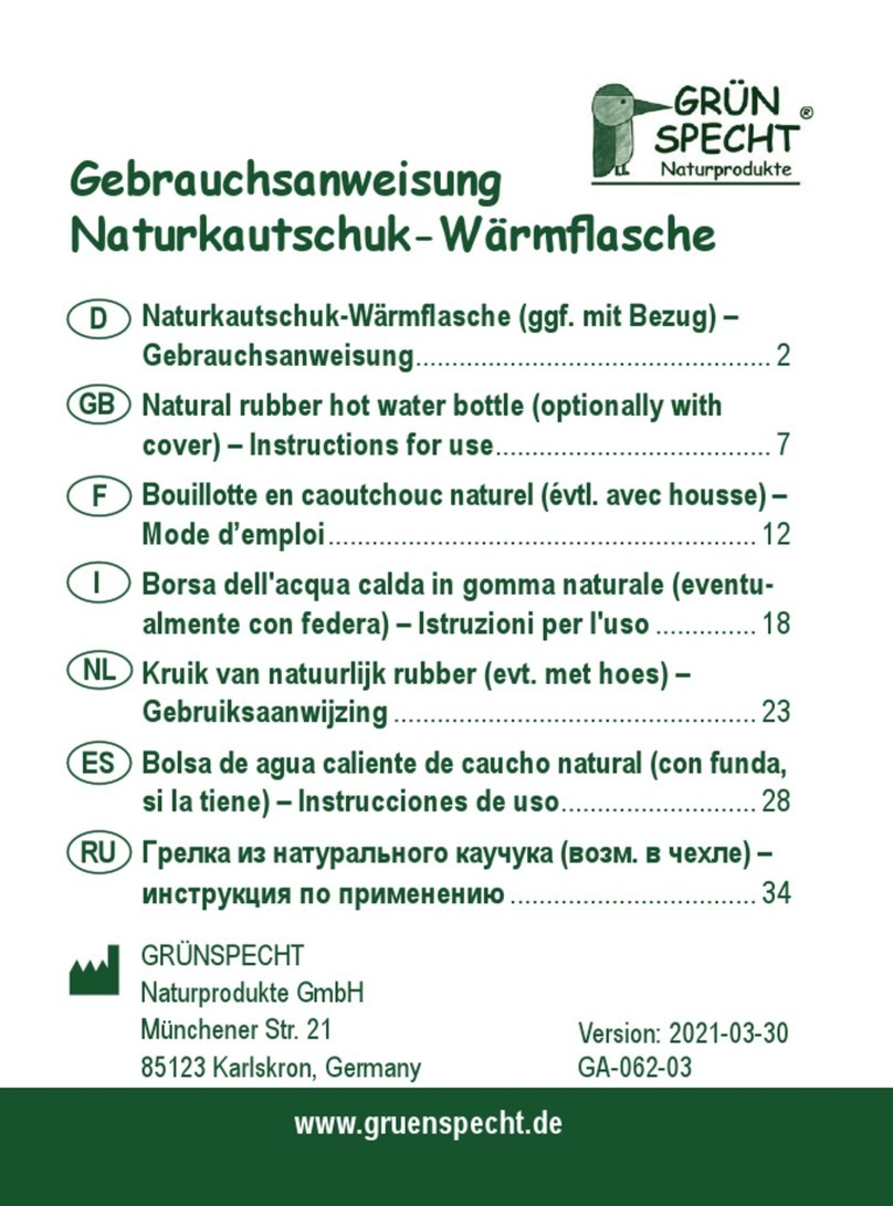 GRÜNSPECHT GROSS Instructions for use