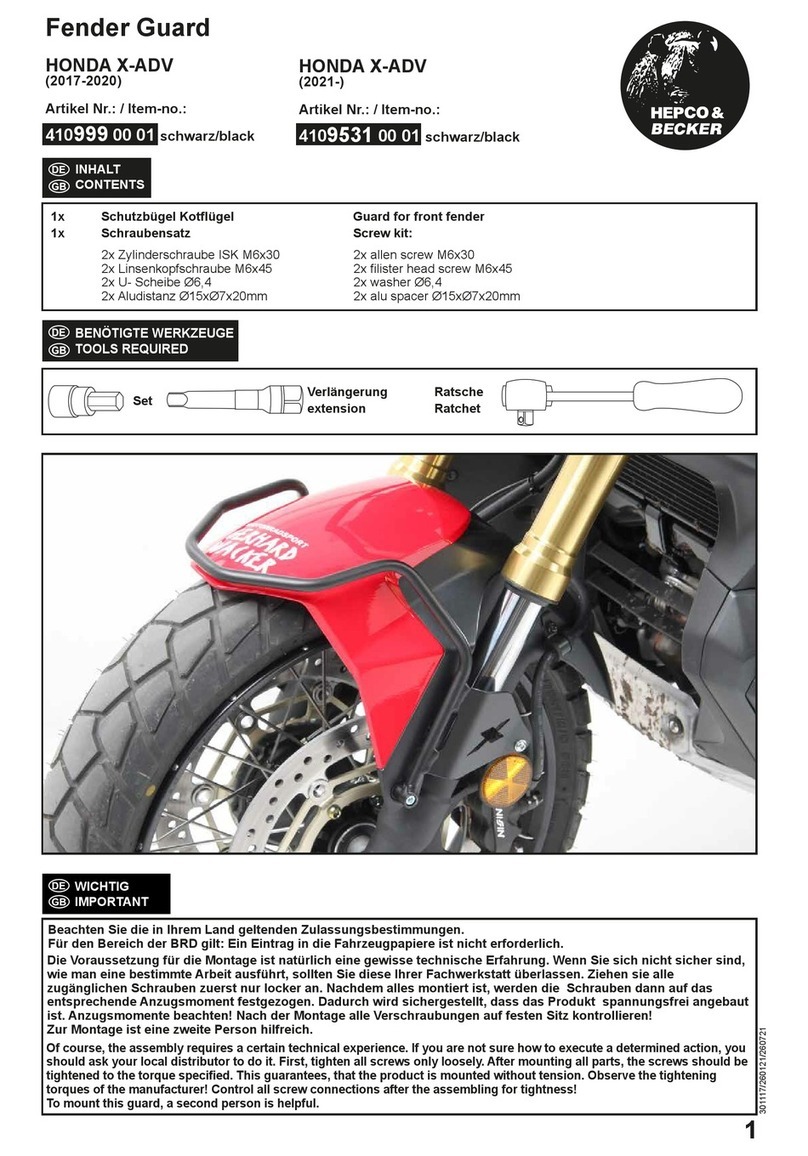 hepco & becker 410999 00 01 User manual hepco & becker 410999 00 01 User manual