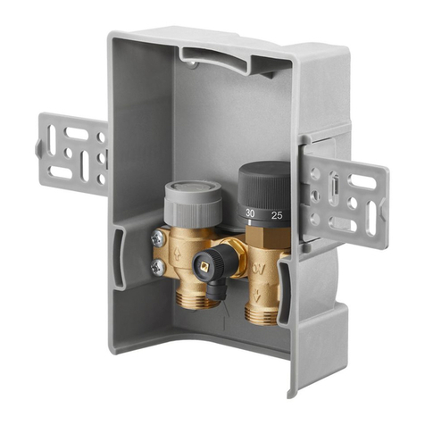 oventrop Unibox TQ RTL vario operating instructions