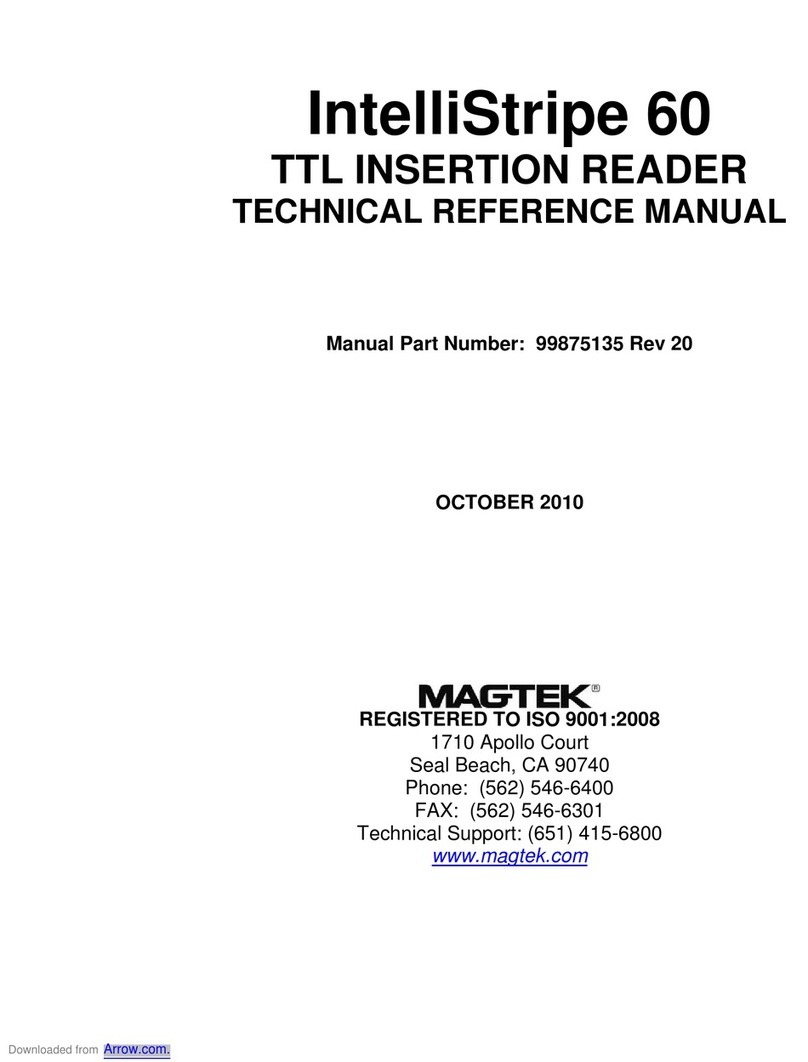 Magtek IntelliStripe 60 Product manual