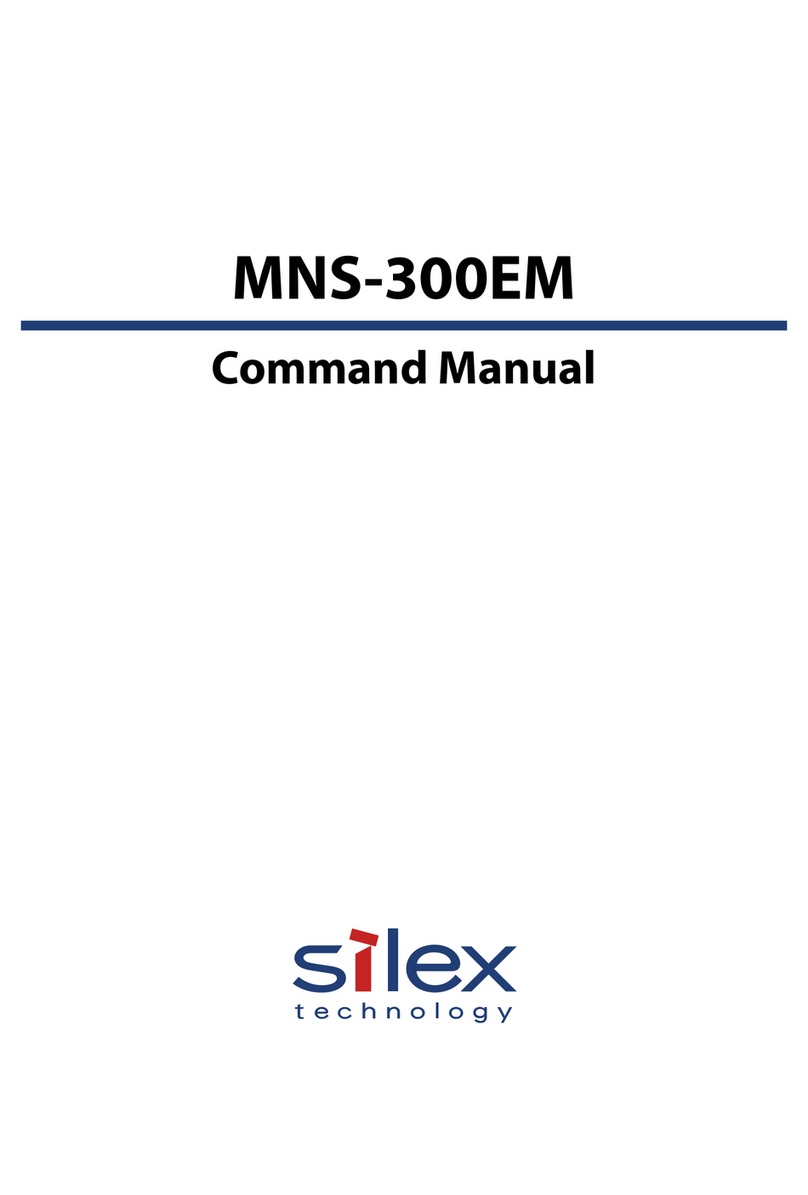 Silex technology MNS-300EM Command manual Silex technology MNS-300EM Command manual