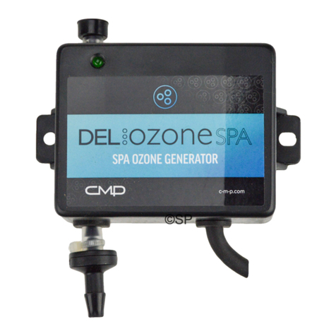 CMP DEL OZONE SPA INSTALLATION INSTRUCTIONS & PRODUCT MANUAL