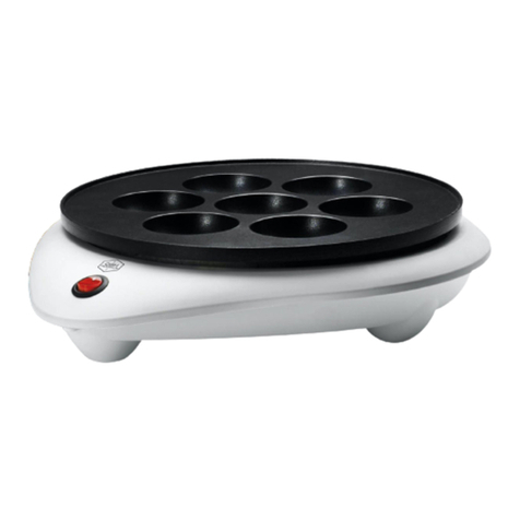 OBH Nordica TEFAL AEbleskivebager instruction manual