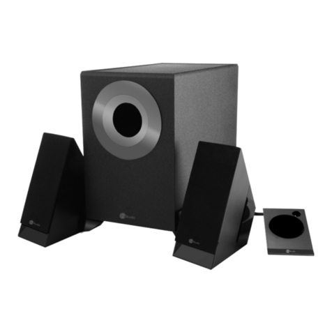 In studio 2.1 Multimedia Speaker System instruction manual