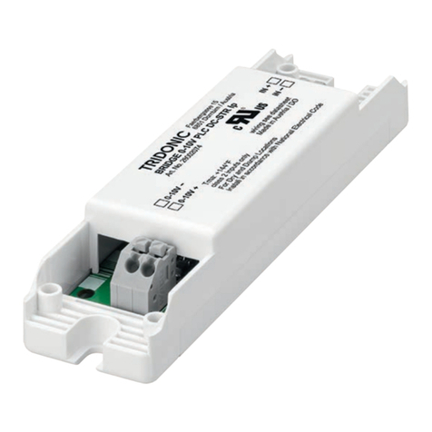 Tridonic BRIDGE 0-10V PLC DC STR lp quick start guide Tridonic BRIDGE 0-10V PLC DC STR lp quick start guide