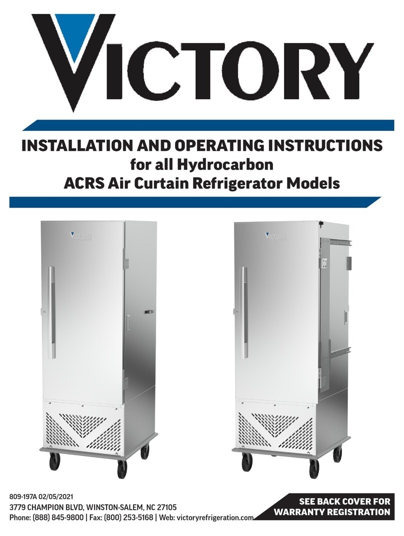 Victory ACRS-1D-S1-HC Installation and operating instructions