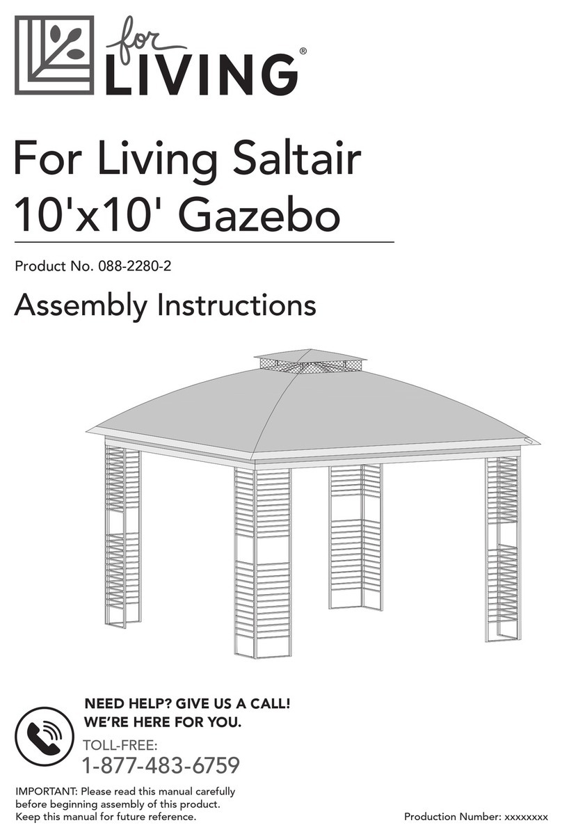 for Living Saltair 088-2280-2 Assembly instructions