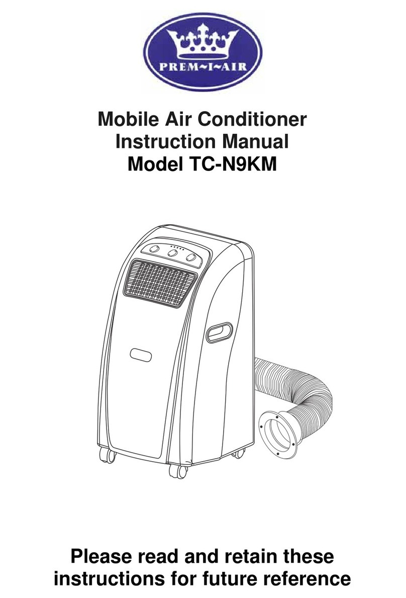 Prem-I-Air TC-N9KM User manual