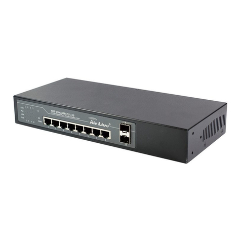 Ovislink Air Live POE-GSH1008ATU-110 Quick setup guide