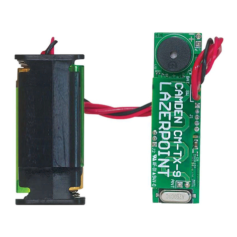 CAMDEN Lazerpoint CM-TX-9 User manual