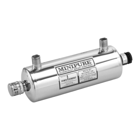 Atlantic Ultraviolet MIN-1.5 User manual Atlantic Ultraviolet MIN-1.5 User manual
