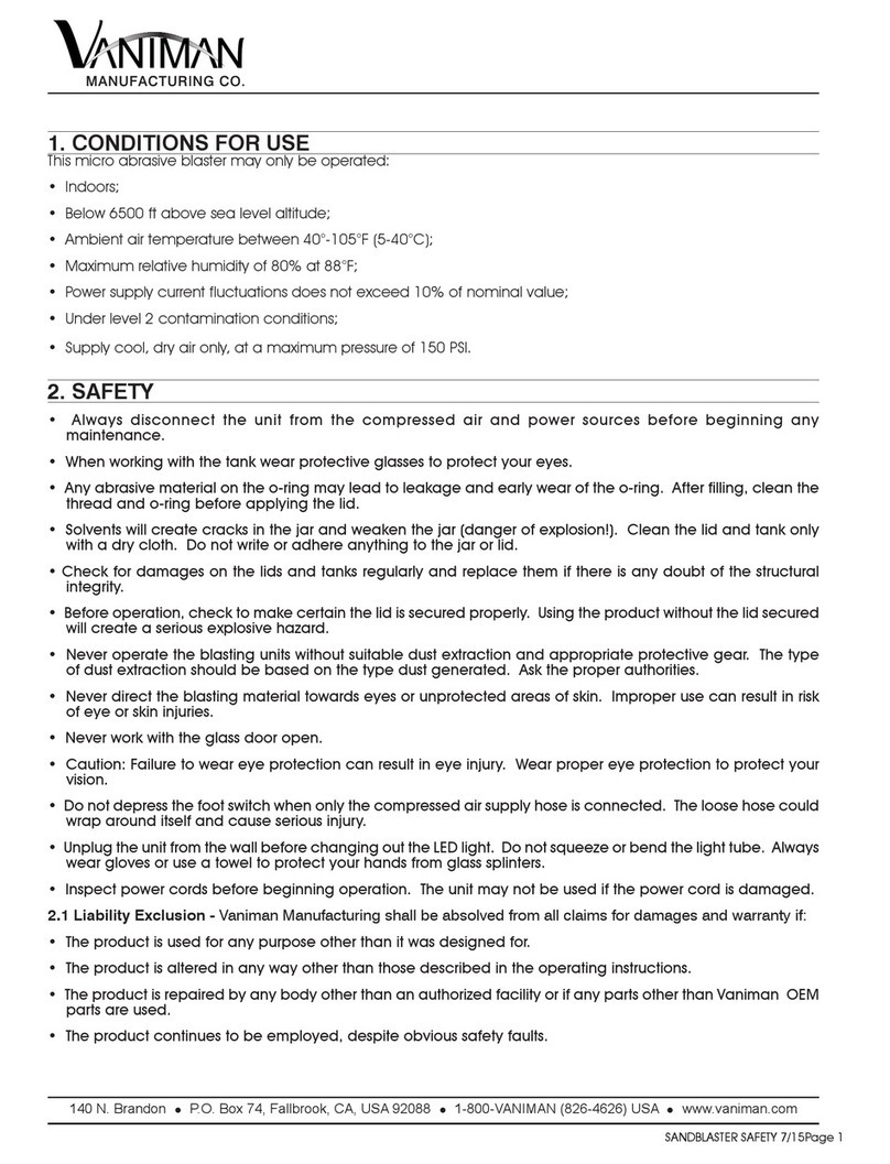 Vaniman 10660 quick start guide