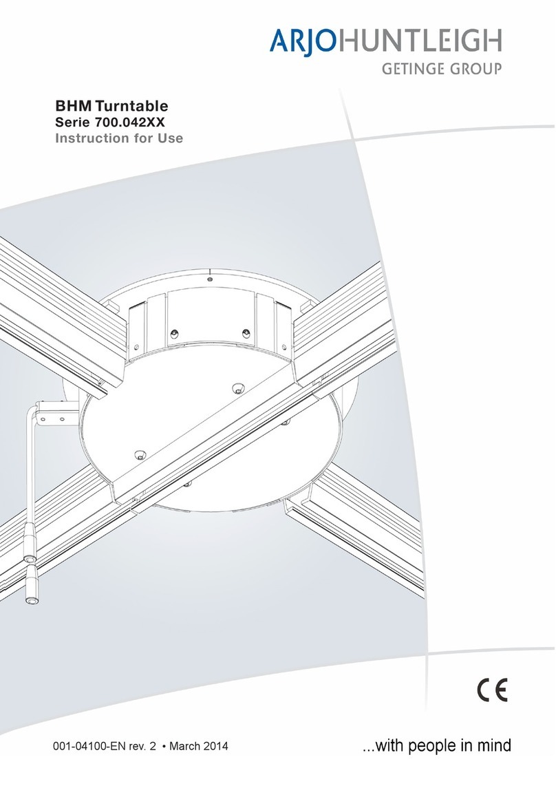 ARJO HUNTLEIGH 700.042 Series Instructions for use