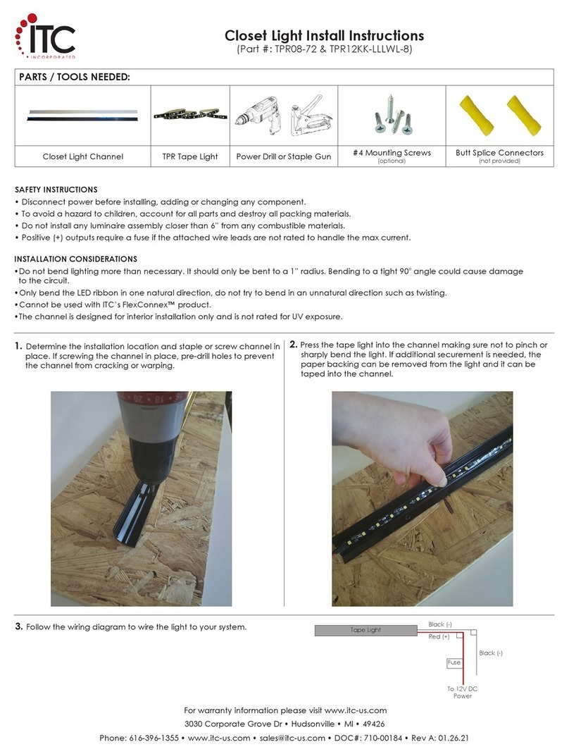 ITC TPR08-72 Configuration guide