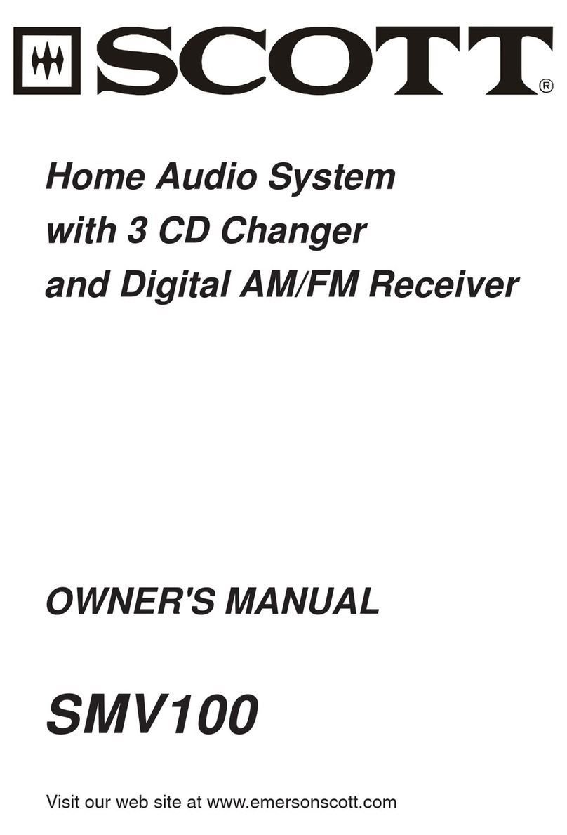 Scott SMV100 User manual
