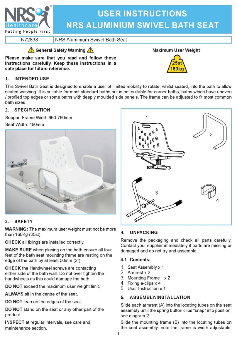 NRS Healthcare N72838 User instructions