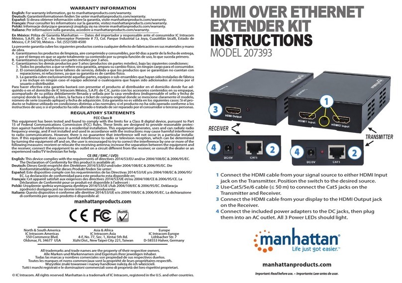 Manhattan 207393 User manual