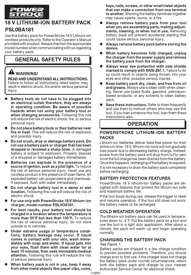 Power Stroke PSL0BA181 manual Power Stroke PSL0BA181 manual