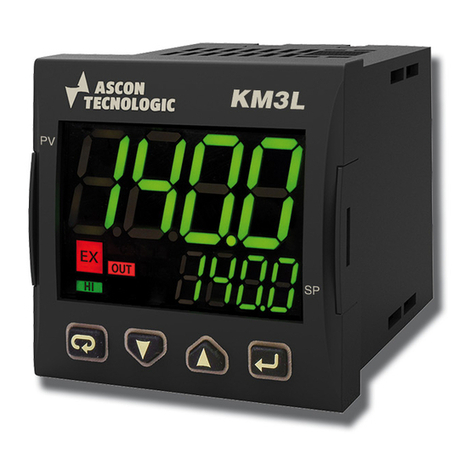 Ascon tecnologic KM3-L Installation and operation manual