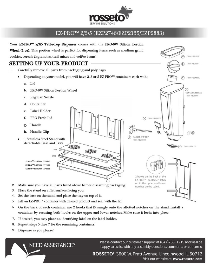 rosseto EZ-PRO 2 quick start guide