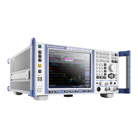 R&S ESR User manual