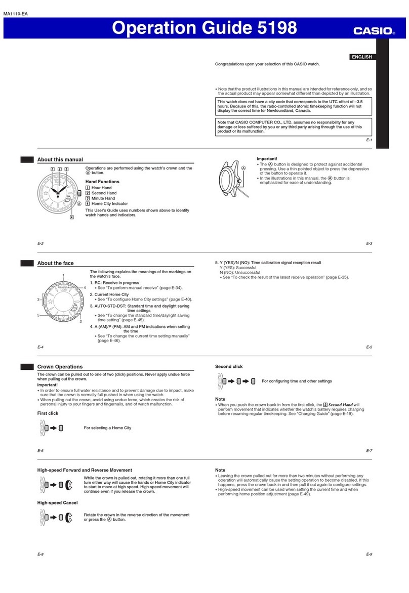 Casio 5198 User manual Casio 5198 User manual