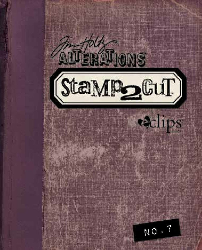 SIZZIX eclips Tim Holtz Alterations Stamp2Cut No. 7 manual