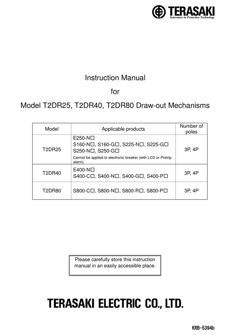 TERASAKI T2DR25 instruction manual