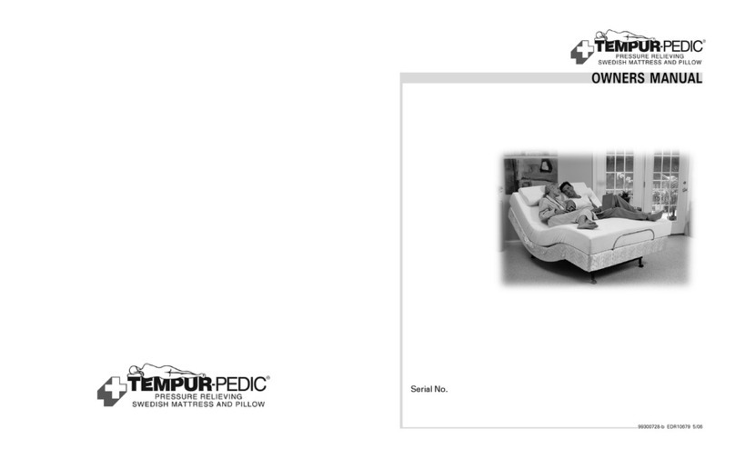 Tempur-Pedic 99300728-b owner's manual