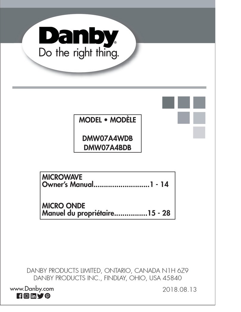 Danby DMW07A4WDB User manual