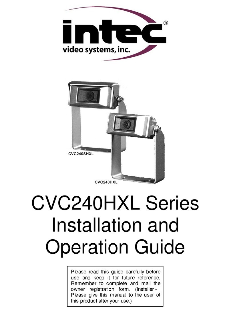 Intec CVC240HXL Series Operating instructions