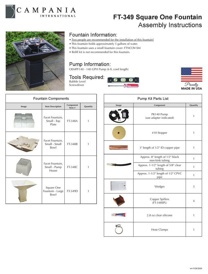 Campania International Square One FT-349 Assembly instructions