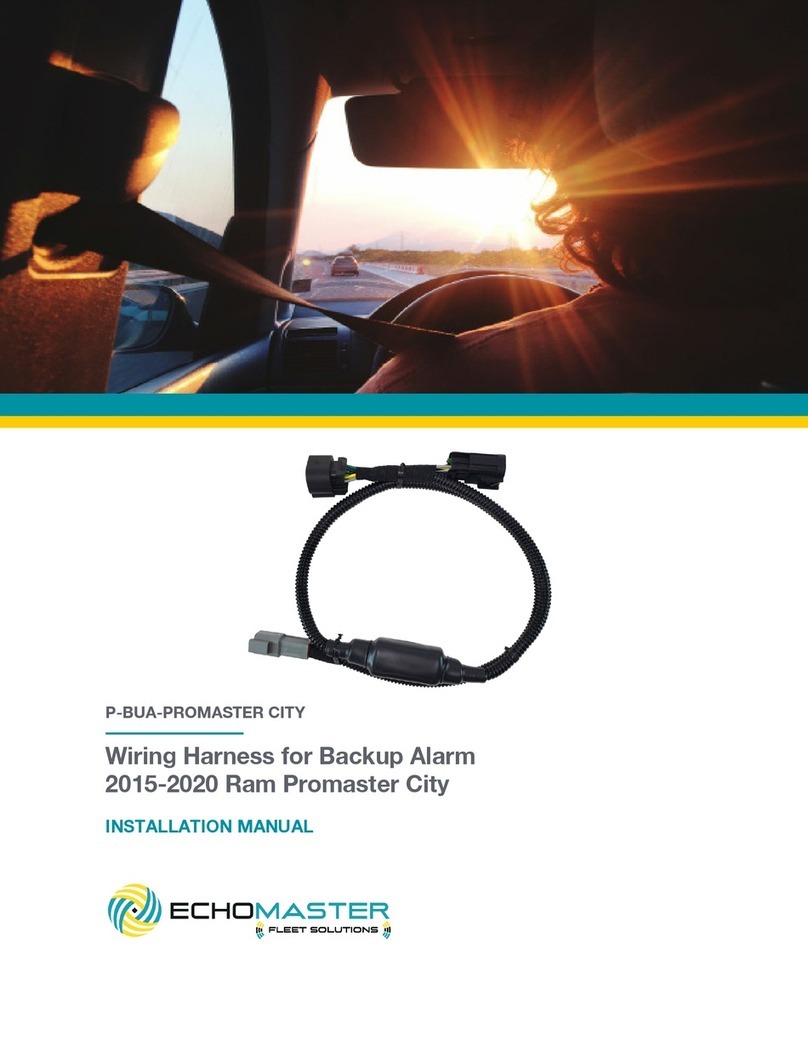 Echomaster P-BUA-PROMASTER CITY installation manual