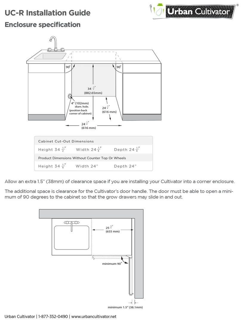Urban Cultivator UC-R installation guide