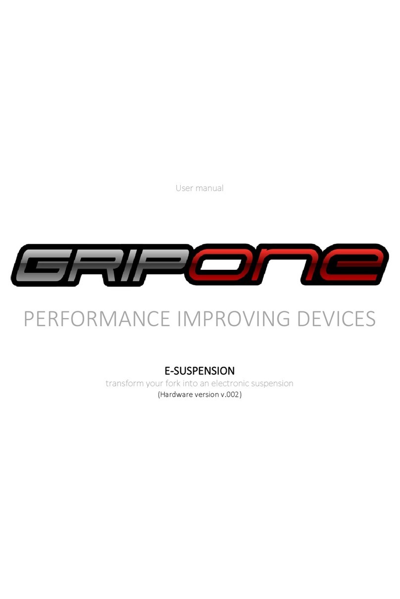 GripOne E-SUSPENSION User manual