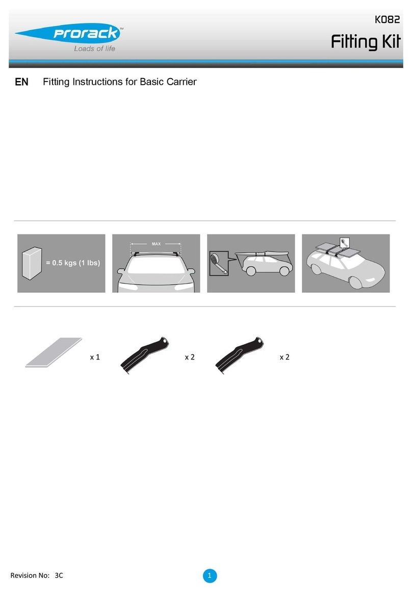 Prorack K082 User manual