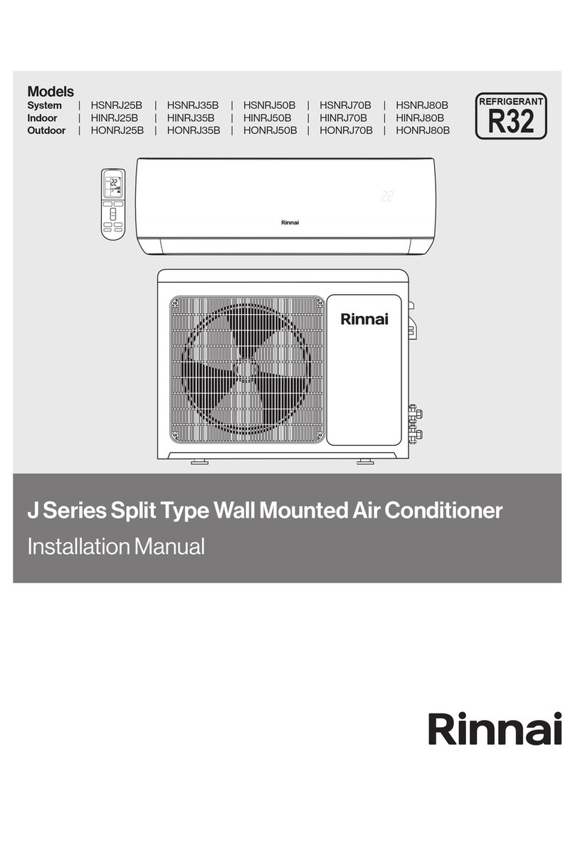 Rinnai HSNRJ25B User manual