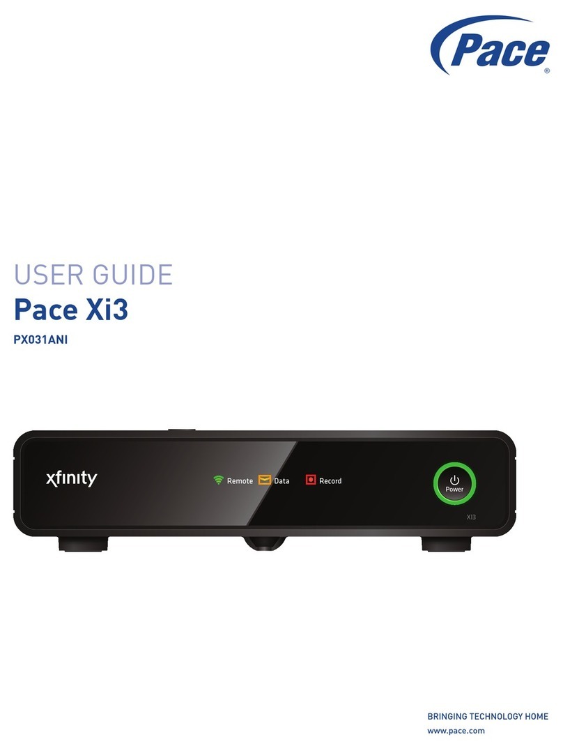 Pace Xi3 user guide
