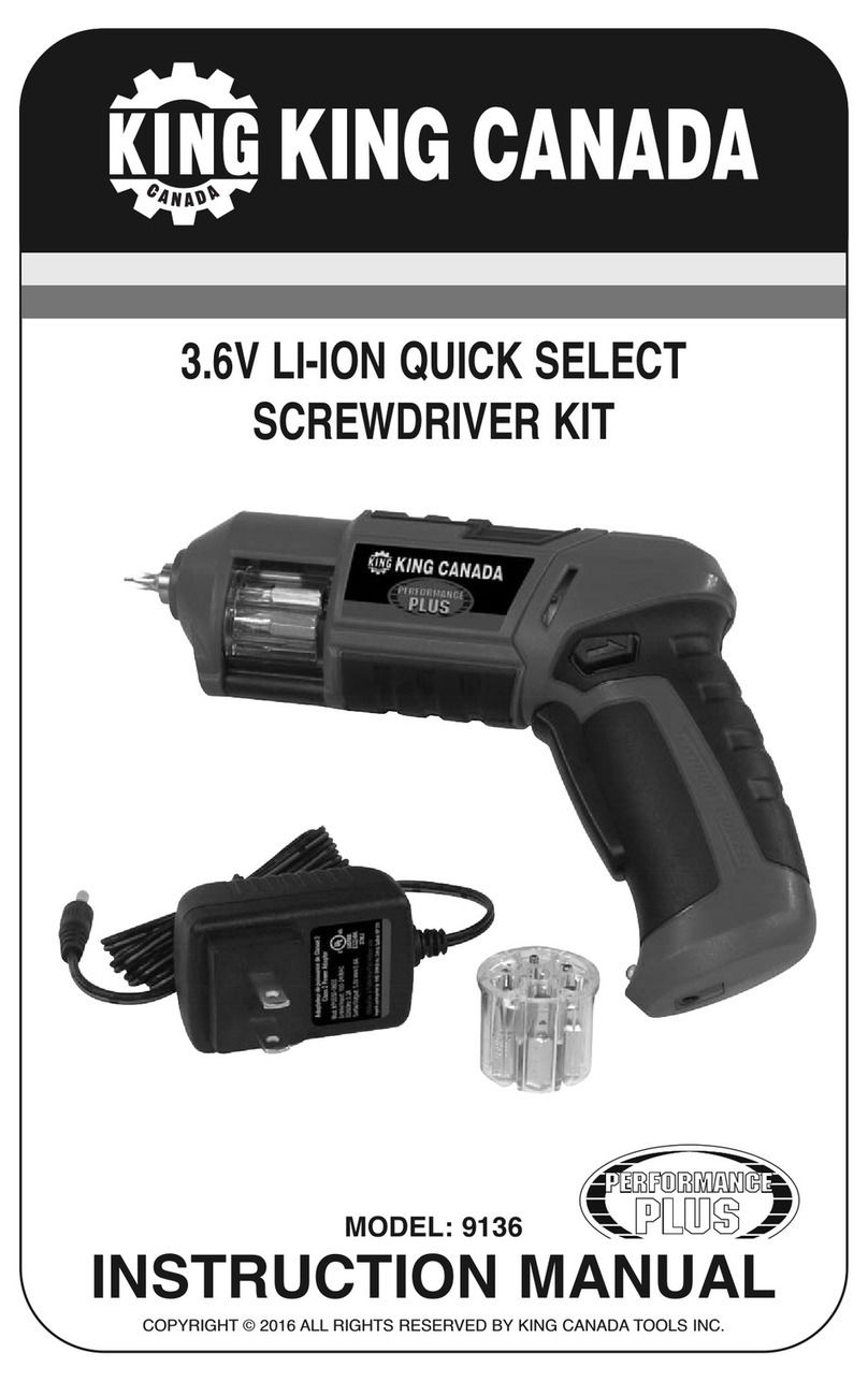 King Canada 9136 instruction manual