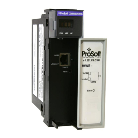 ProSoft Technology ControlLogix MVI56E-SMGC User manual