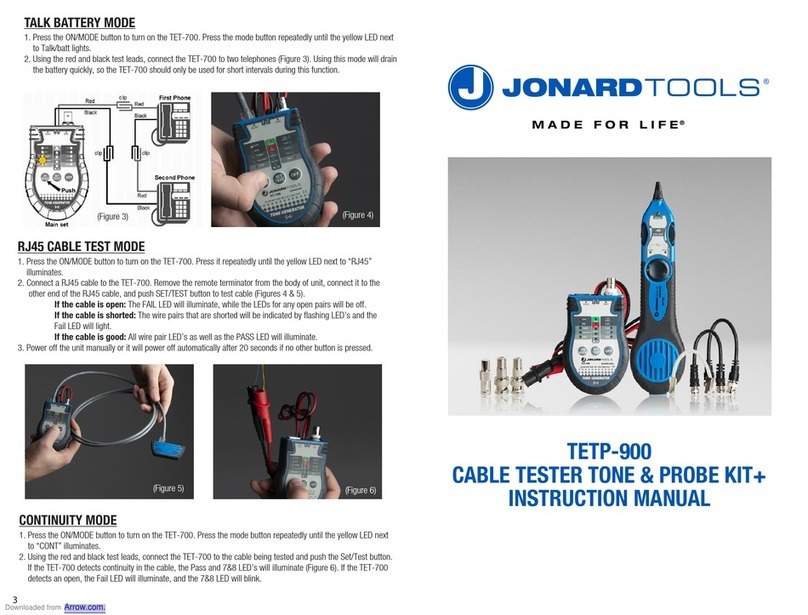 JONARD TOOLS TETP-900 instruction manual