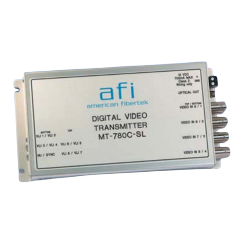 AFi MR-780C-SL instruction manual