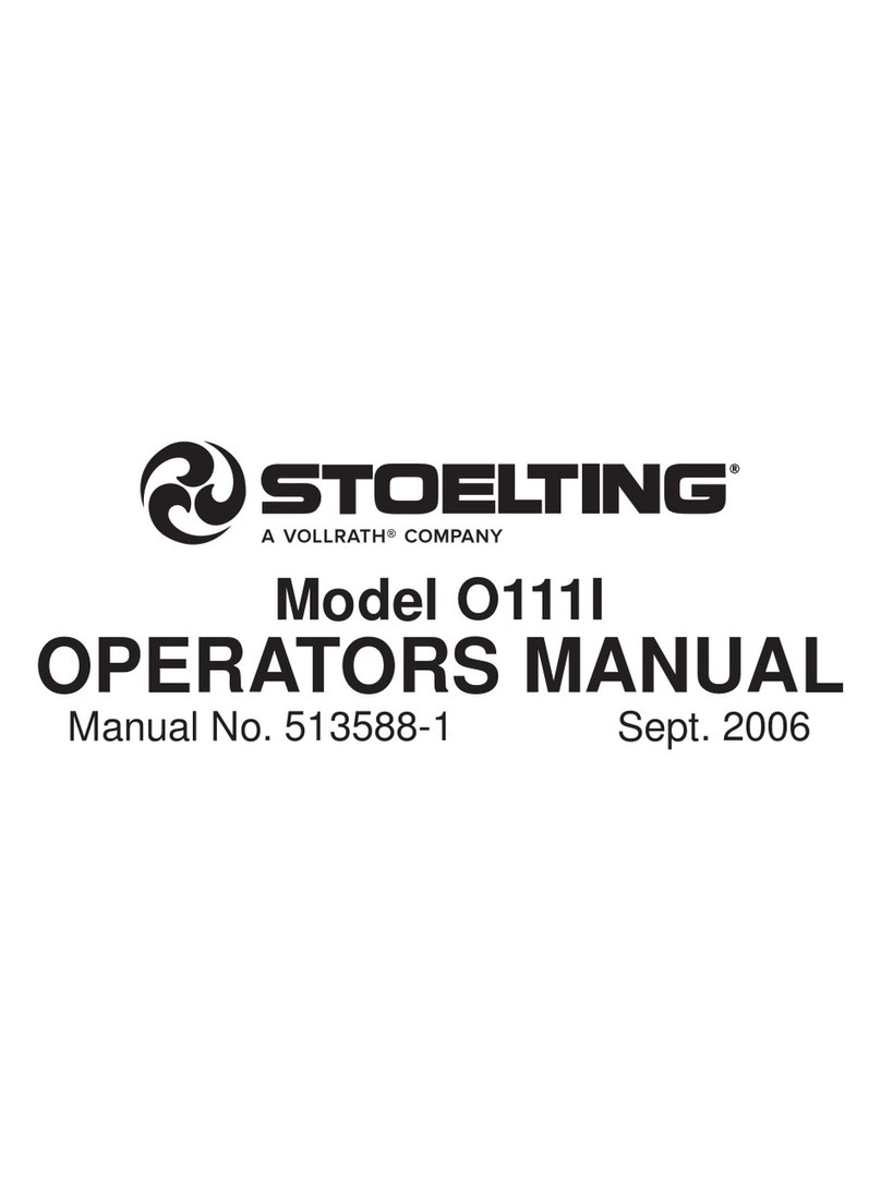 Vollrath Stoelting Optima 111 User manual