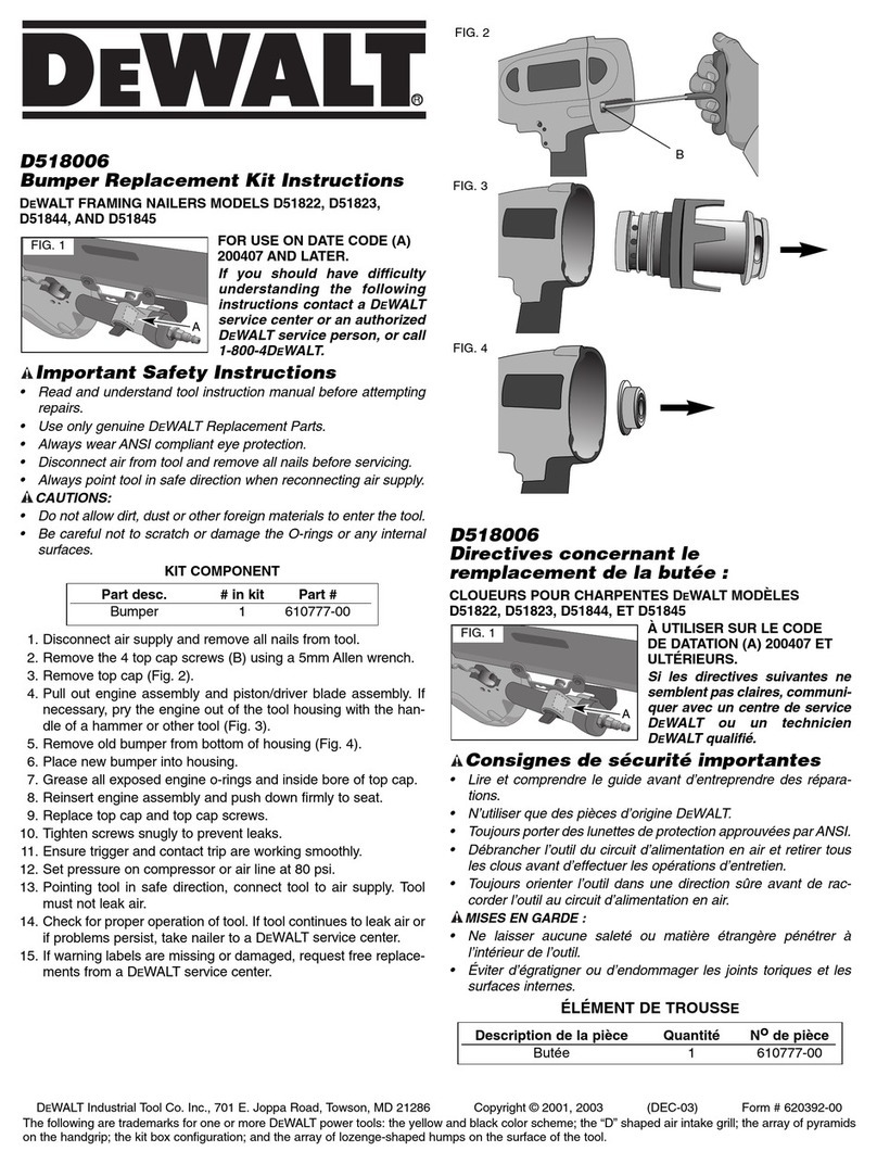 DeWalt D518006 instructions