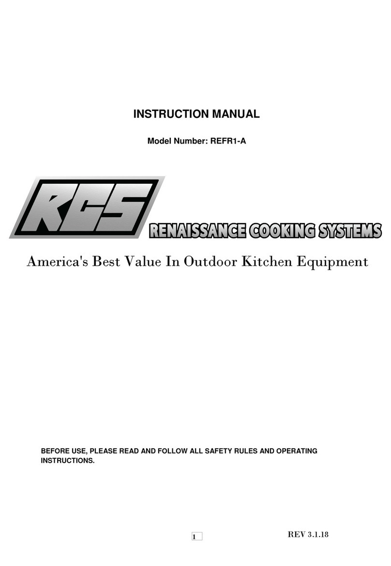 RCS REFR1-A User manual