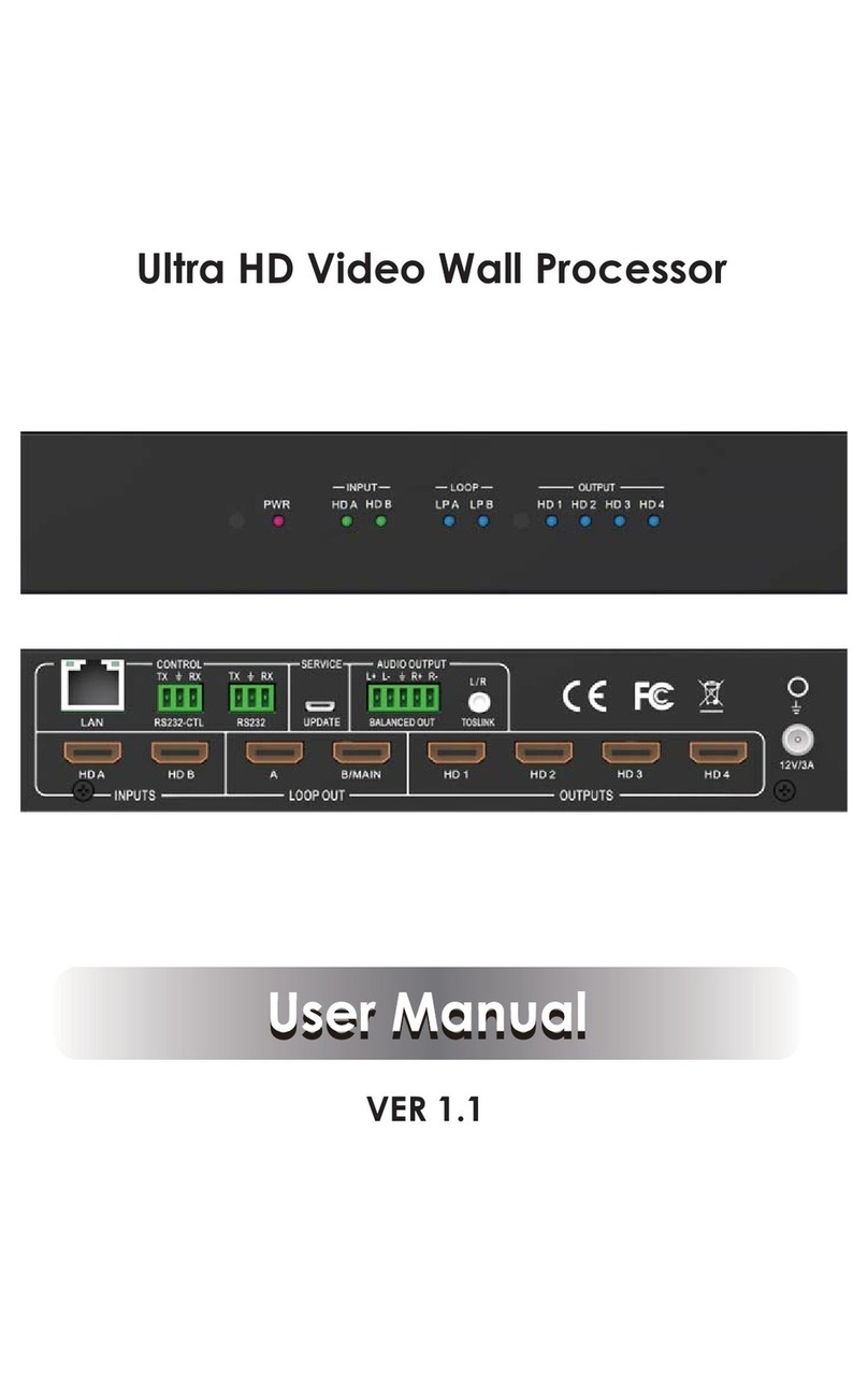 Brightlink HDM-B88H100P-UK0001 user manual